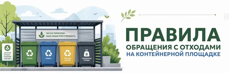 Правила обращения с отходами на контейнерных площадках